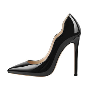 black fetish heels