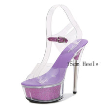 Load image into Gallery viewer, Purple High Heels