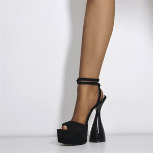 Black high heels