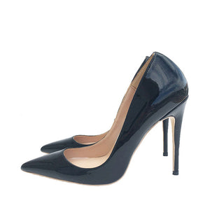 black 10cm high heels